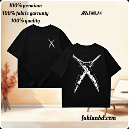 fahlan brand premium drop t shirt
